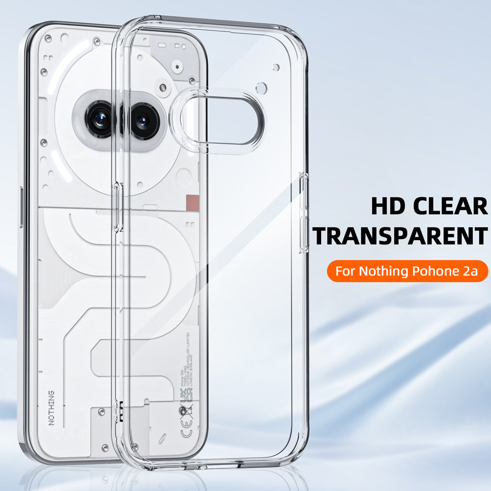 For Nothing Phone (2a) Cell Phone Cases Drop Proof Crystal Clear TPU Back Cover For Nothing Phone (2a) Cell Phone Cases Drop Proof Crystal Clear TPU Back Cover
